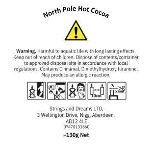 North Pole Hot Cocoa soy wax candle