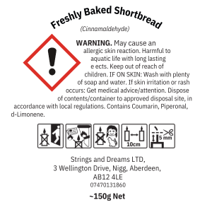 Freshly Baked Shortbread digital story scented candle
