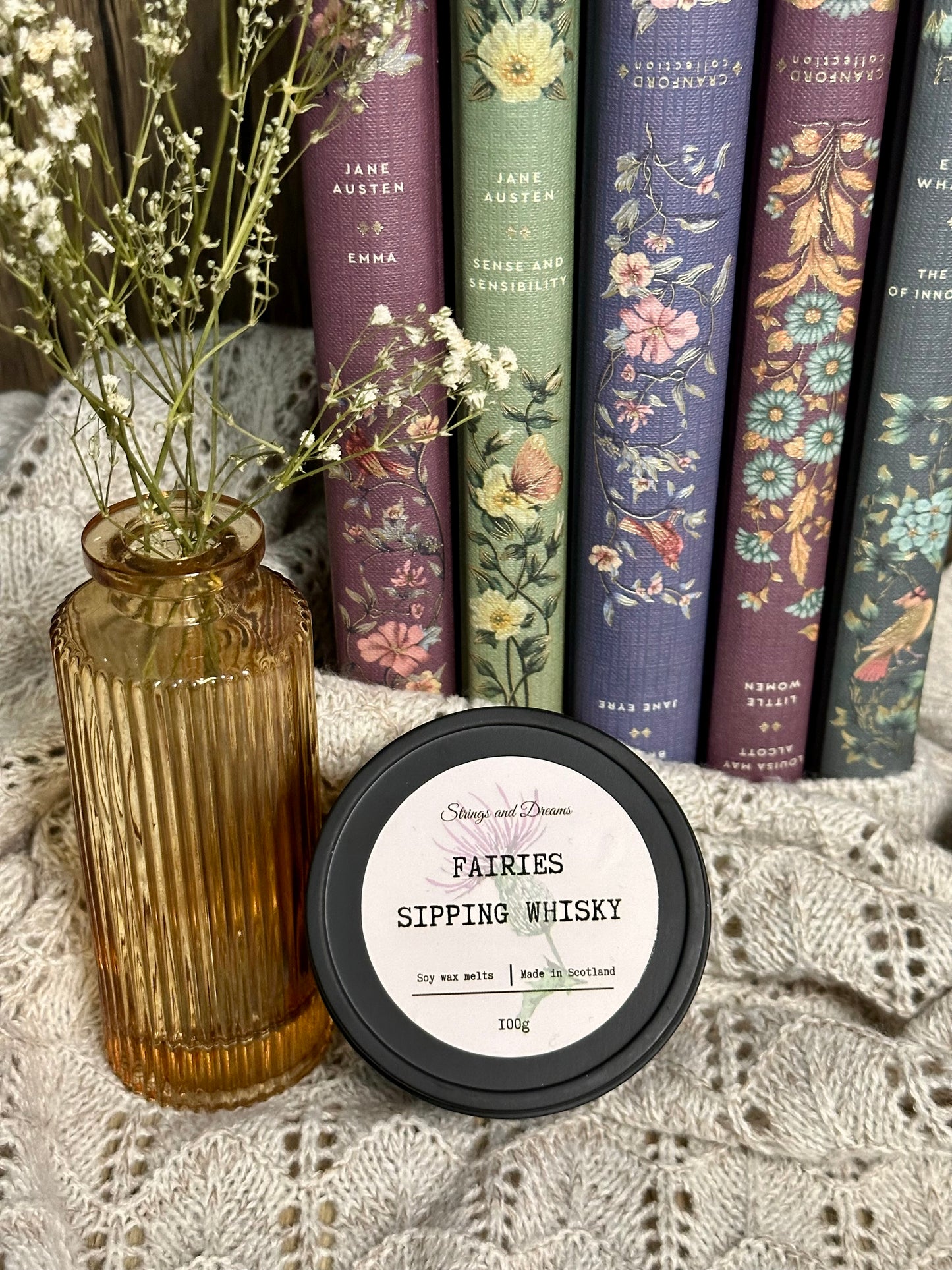 Fairies sipping Whisky scented wax melts
