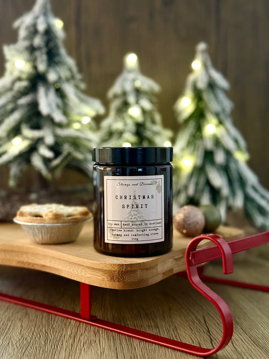 Highly scented candle nostalgia Christmas