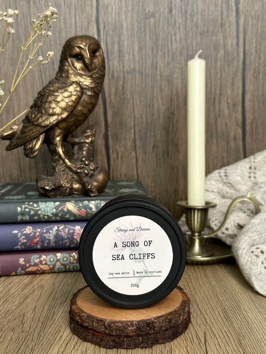 A song of Sea Cliffs scented wax melts
