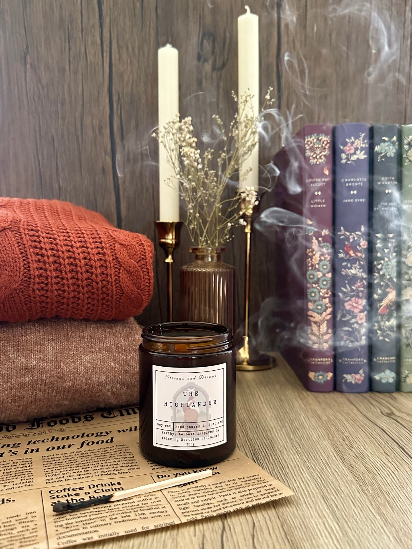 The Highlander soy wax candle