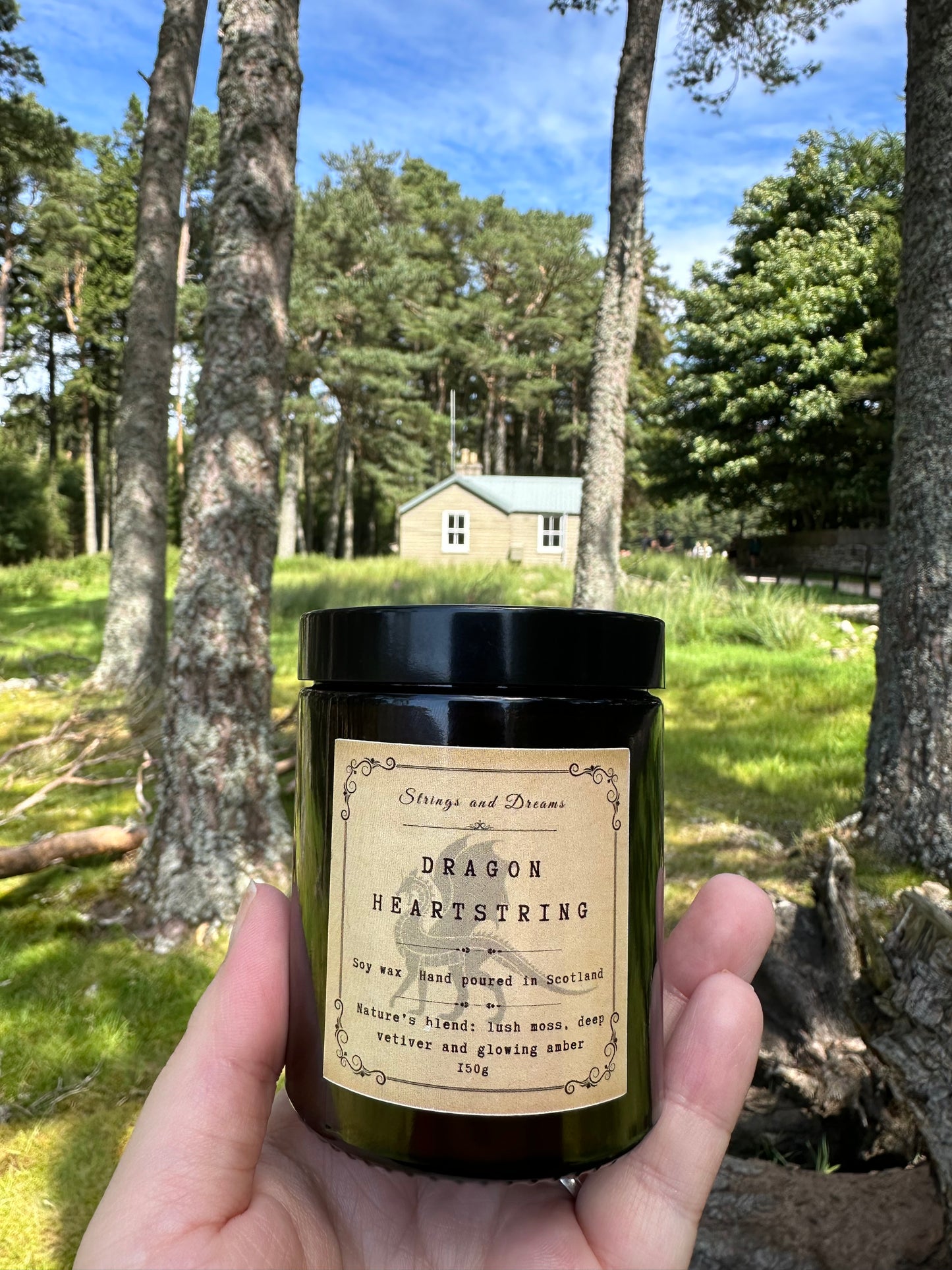 Dragon Heartstring digital story scented candle