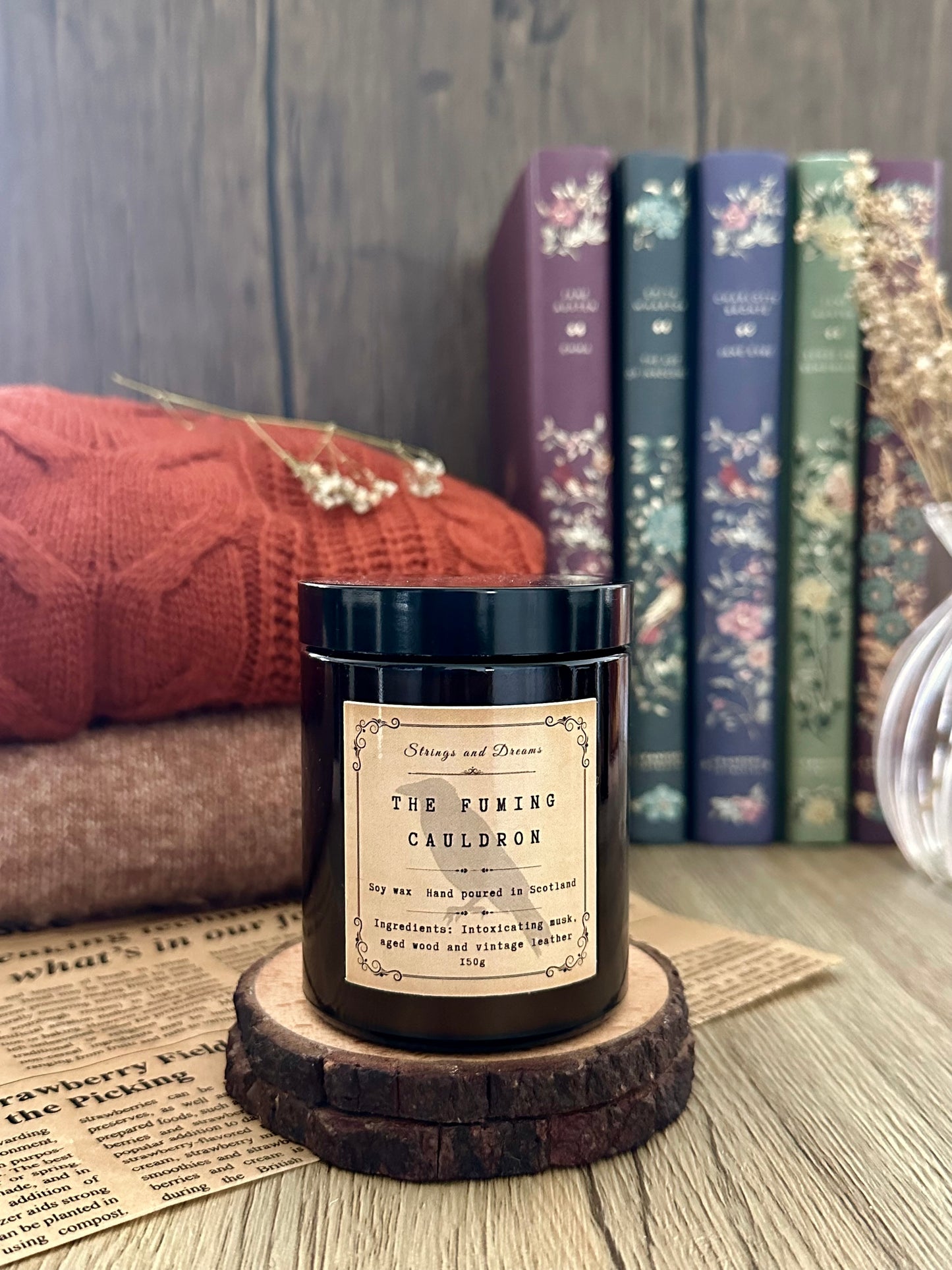 The Fuming Cauldron digital story scented candle