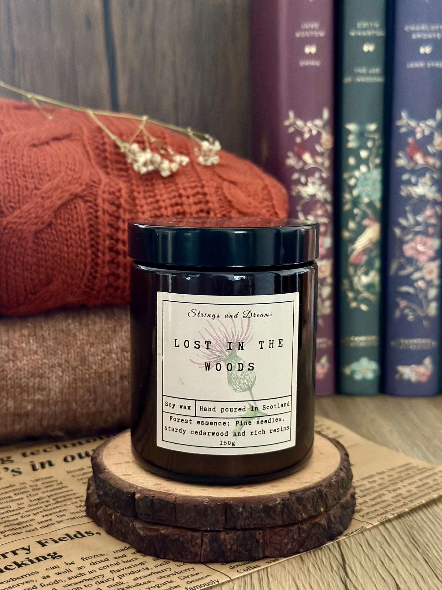 Lost in the Woods soy wax candle