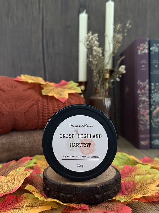 Crisp Highland Harvest wax melts
