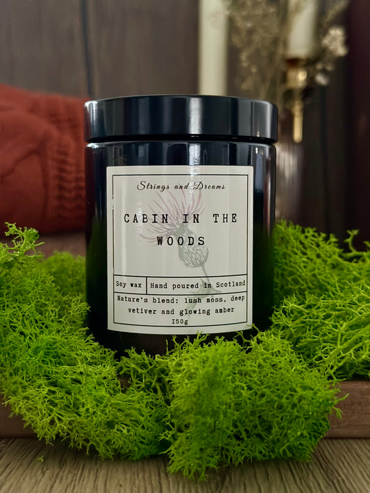 Cabin in the Woods soy wax candle