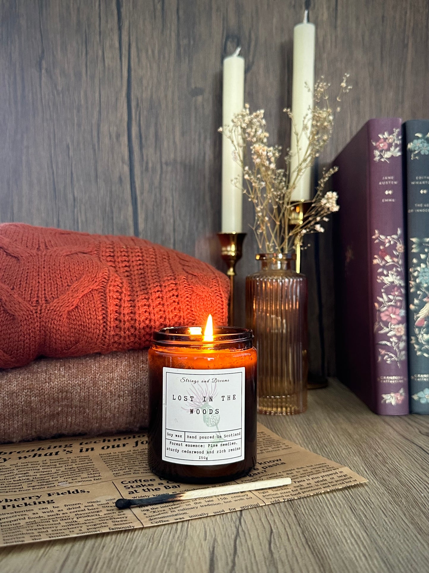 Lost in the Woods soy wax candle