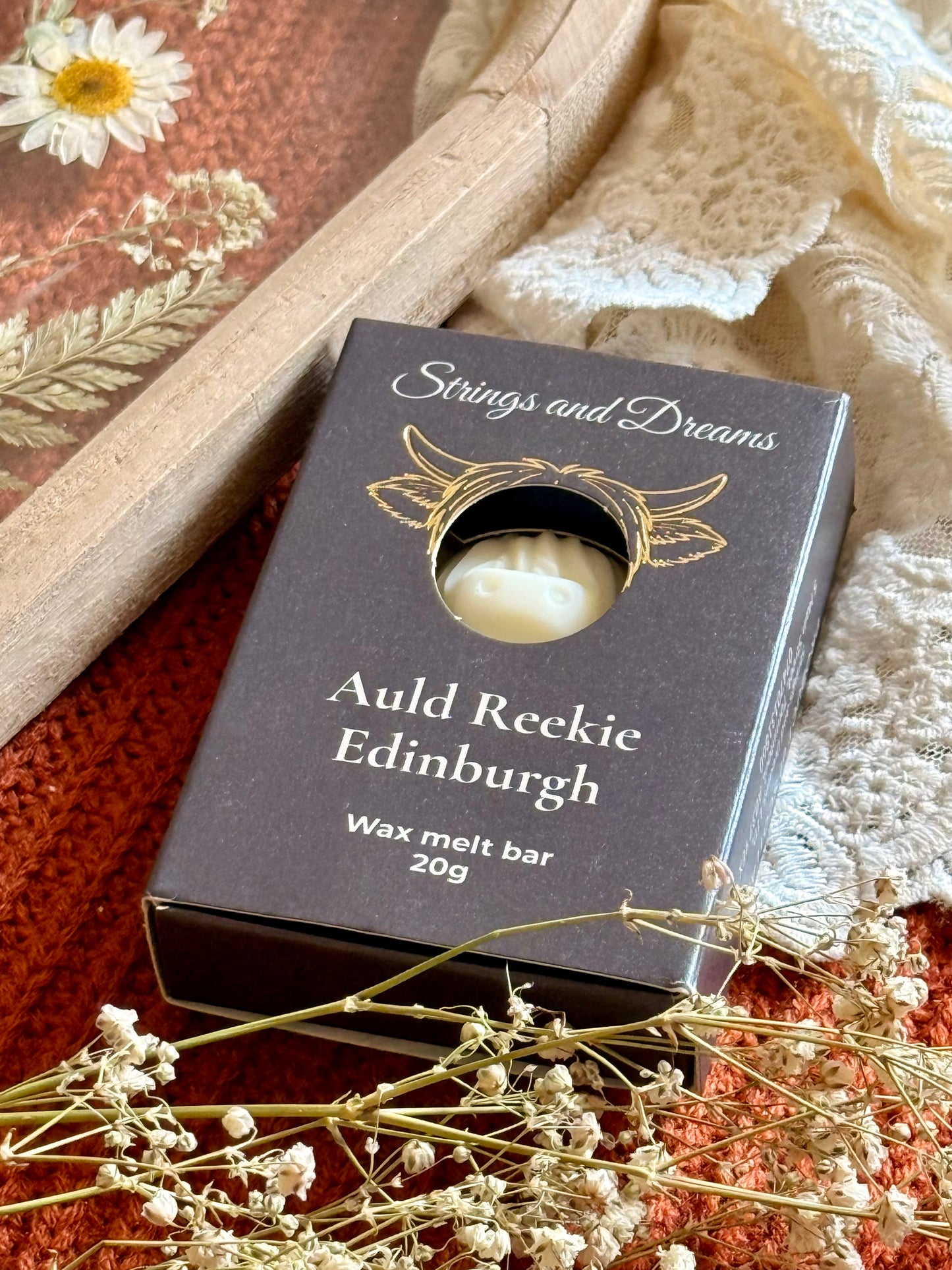 Auld Reekie Edinburgh Highland Cow wax melt bar