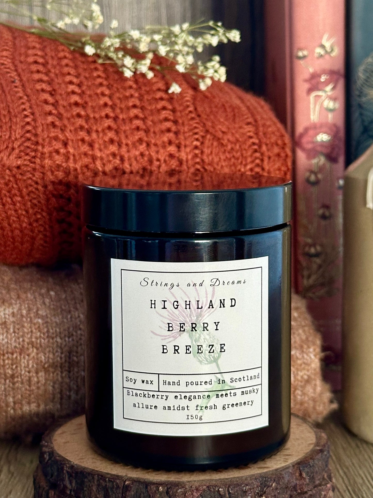 Highland Berry Breeze soy wax candle