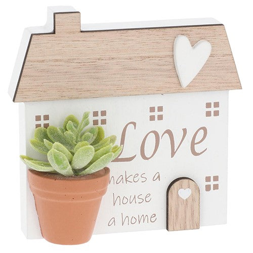 Planted with Love "LOVE" Standing plaque