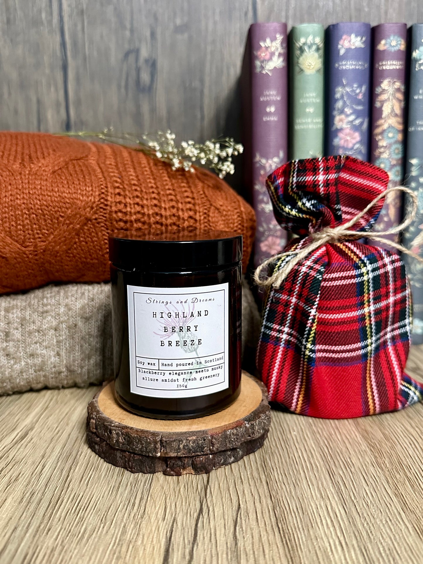 Highland Berry Breeze soy wax candle