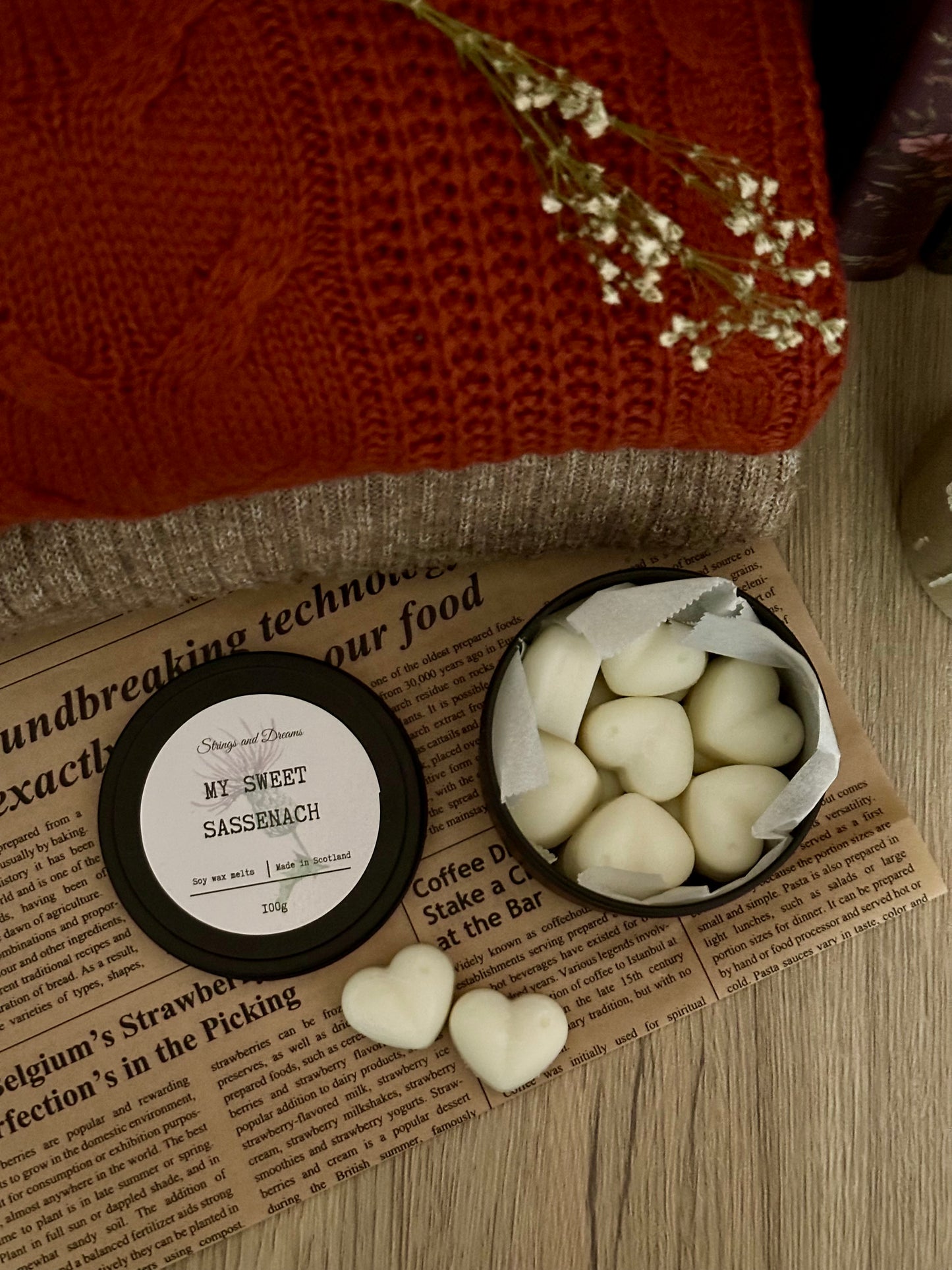 My sweet Sassenach scented wax melts