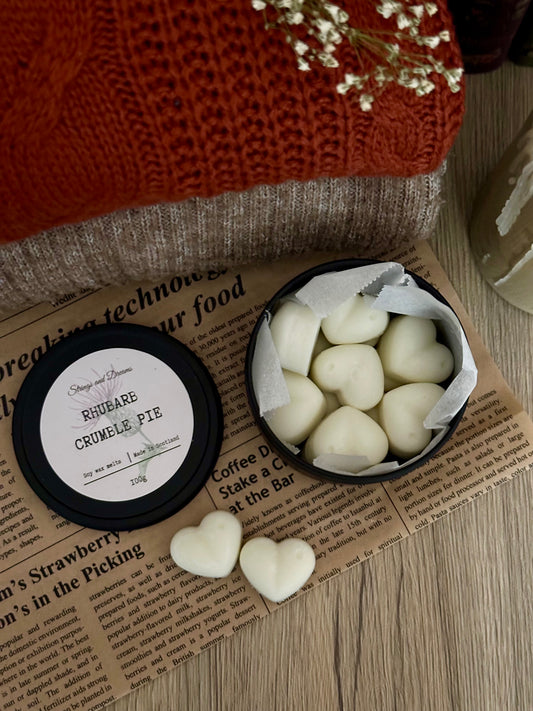 Rhubarb crumble Pie scented wax melts