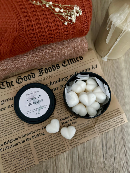 A song of Sea Cliffs scented wax melts