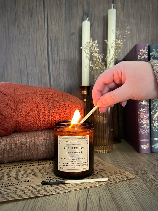 The Fuming Cauldron digital story scented candle