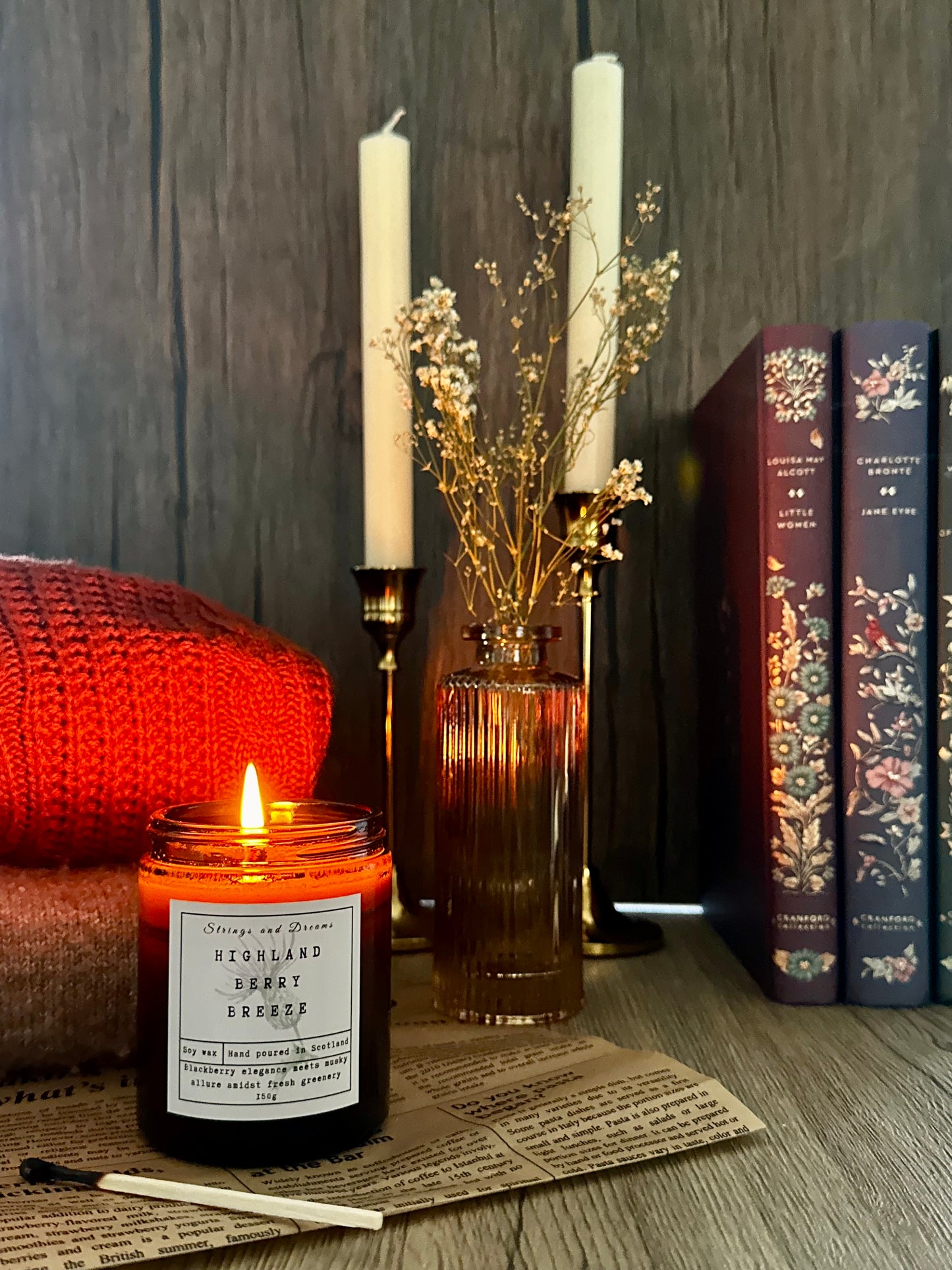 Highland Berry Breeze soy wax candle