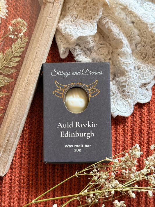 Auld Reekie Edinburgh Highland Cow wax melt bar