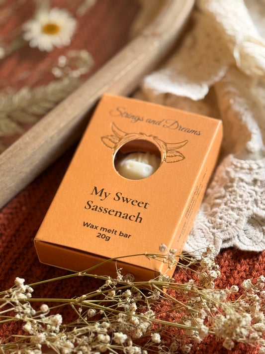 My Sweet Sassenach Highland Cow wax melt bar