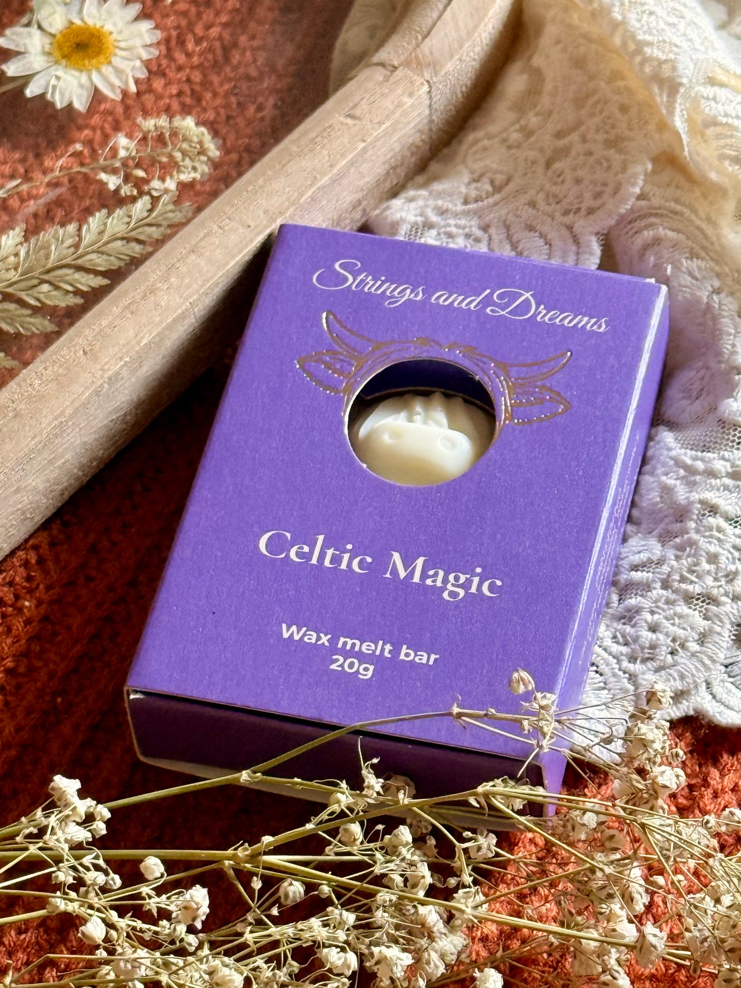 Celtic Magic Highland Cow wax melt bar