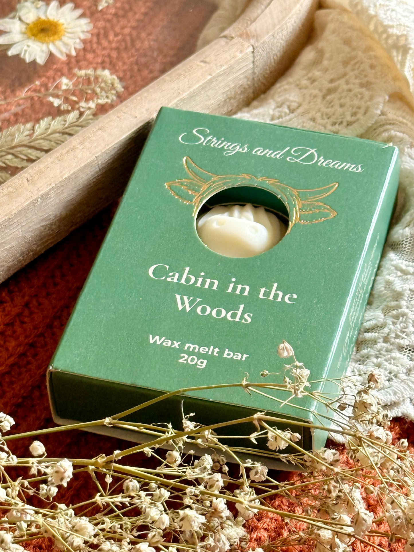 Cabin in the Woods Highland Cow wax melt bar
