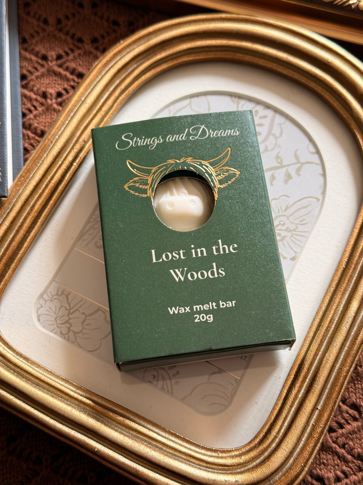 Lost in the Woods Highland Cow wax melt bar