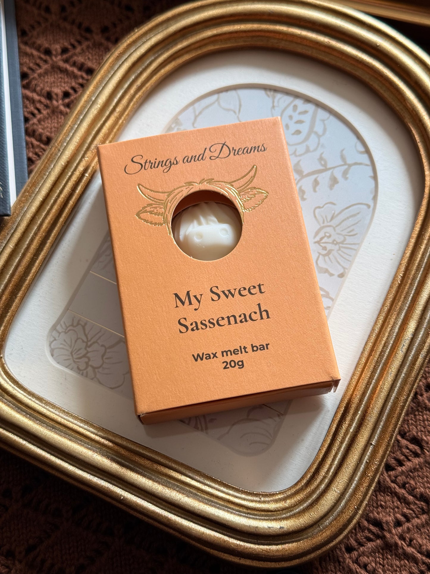My Sweet Sassenach Highland Cow wax melt bar