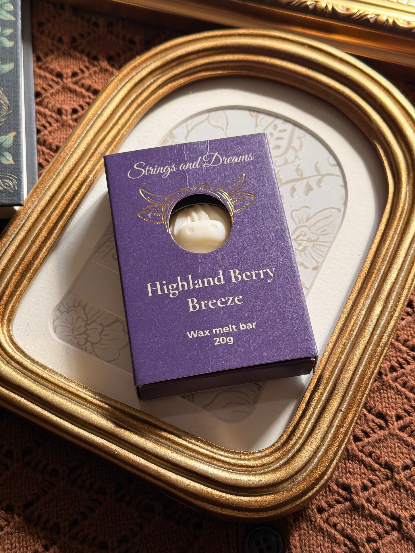 Highland Berry Breeze Highland Cow wax melt bar