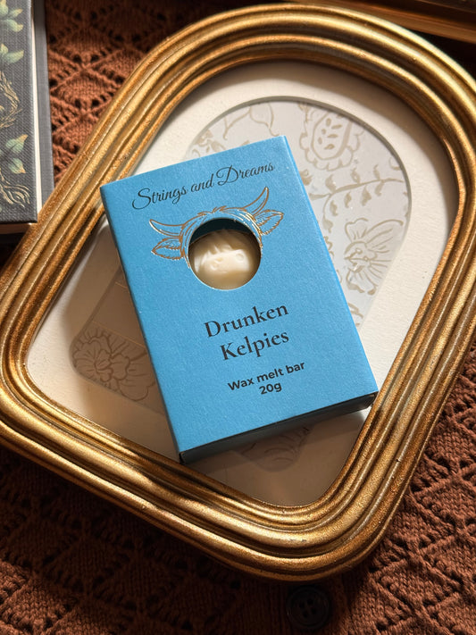 Drunken Kelpies Highland Cow wax melt bar