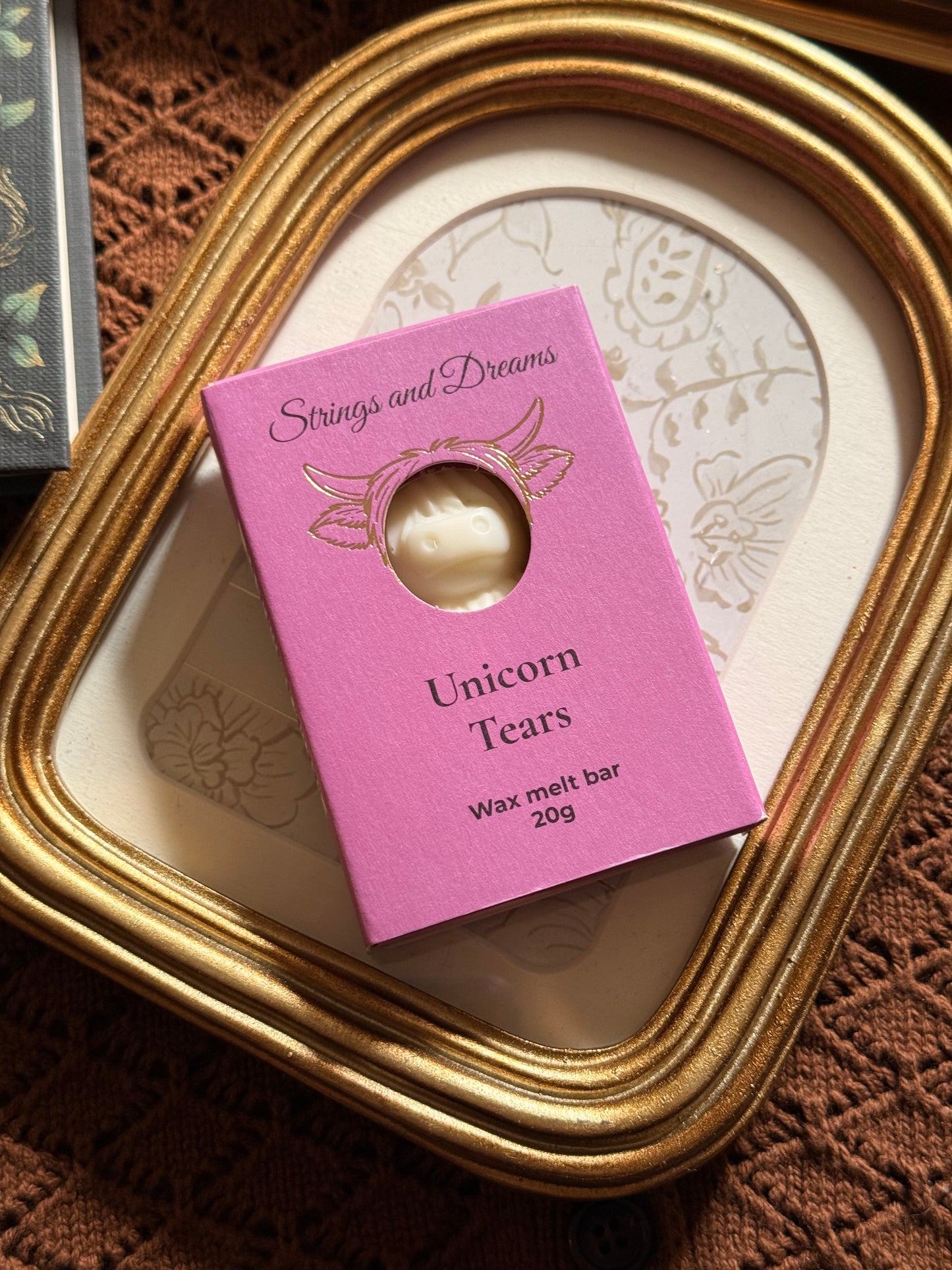 Unicorn Tears Highland Cow wax melt bar