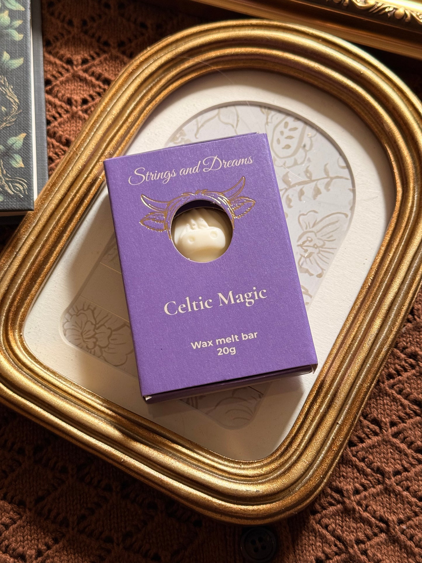 Celtic Magic Highland Cow wax melt bar
