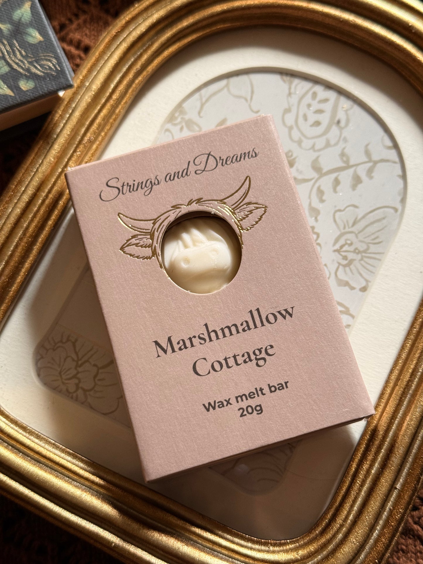 Marshmallow Cottage Highland Cow wax melt bar