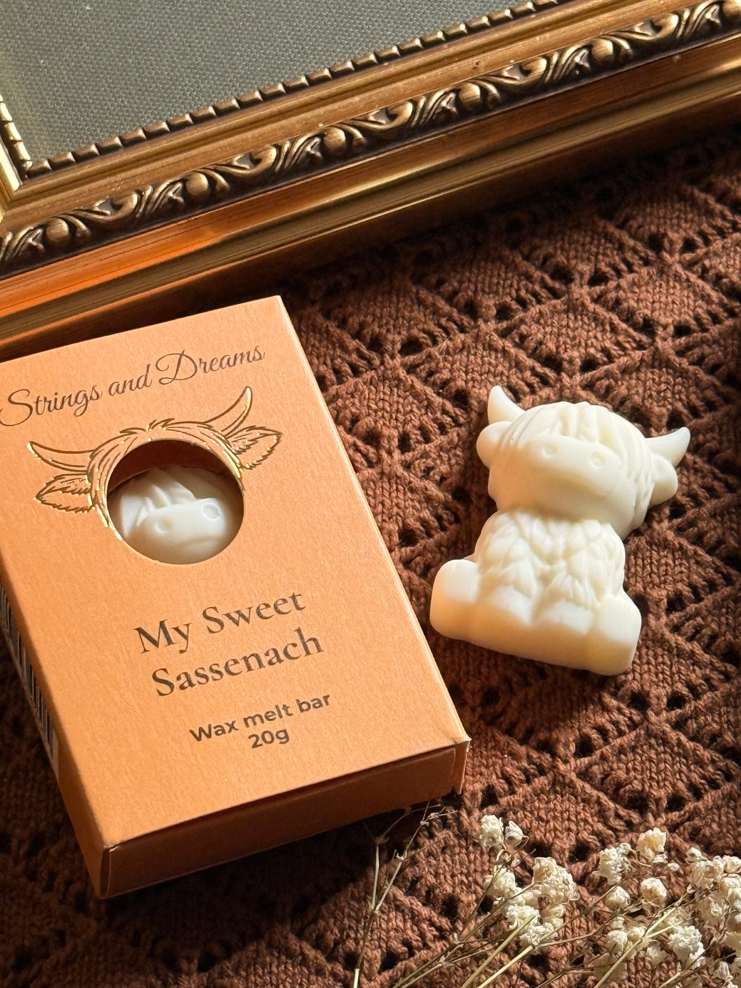 My Sweet Sassenach Highland Cow wax melt bar