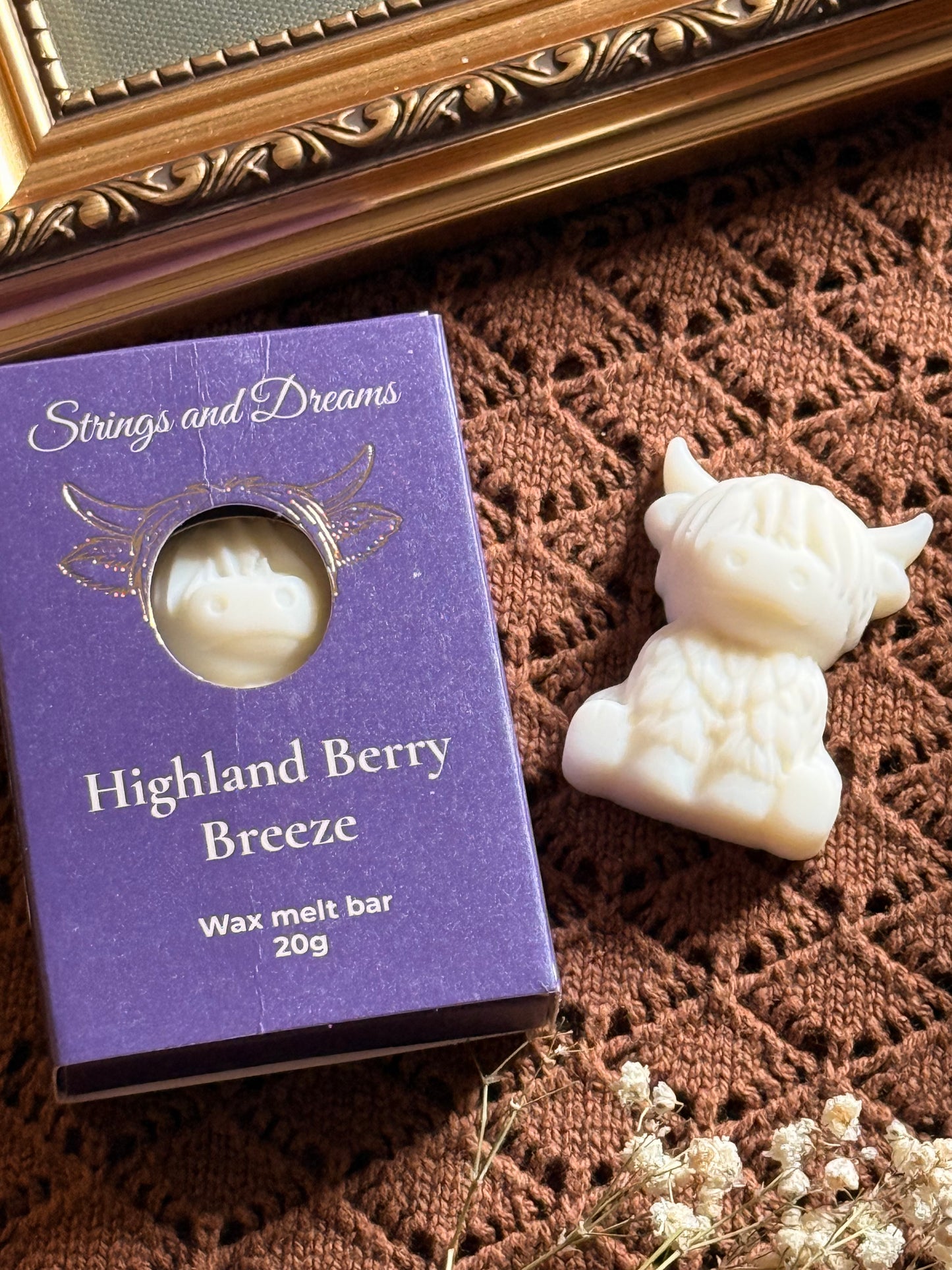 Highland Berry Breeze Highland Cow wax melt bar