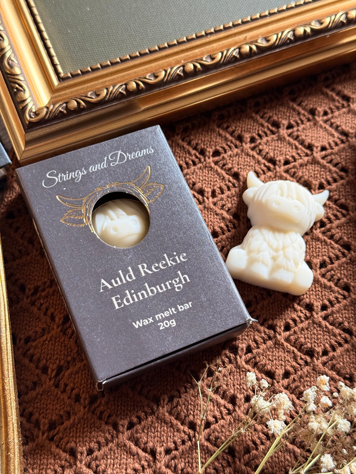 Auld Reekie Edinburgh Highland Cow wax melt bar