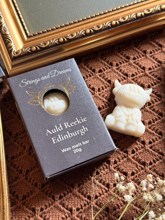 Auld Reekie Edinburgh Highland Cow wax melt bar