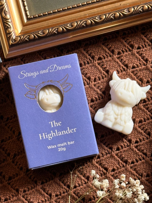 The Highlander Highland cow wax melt bar
