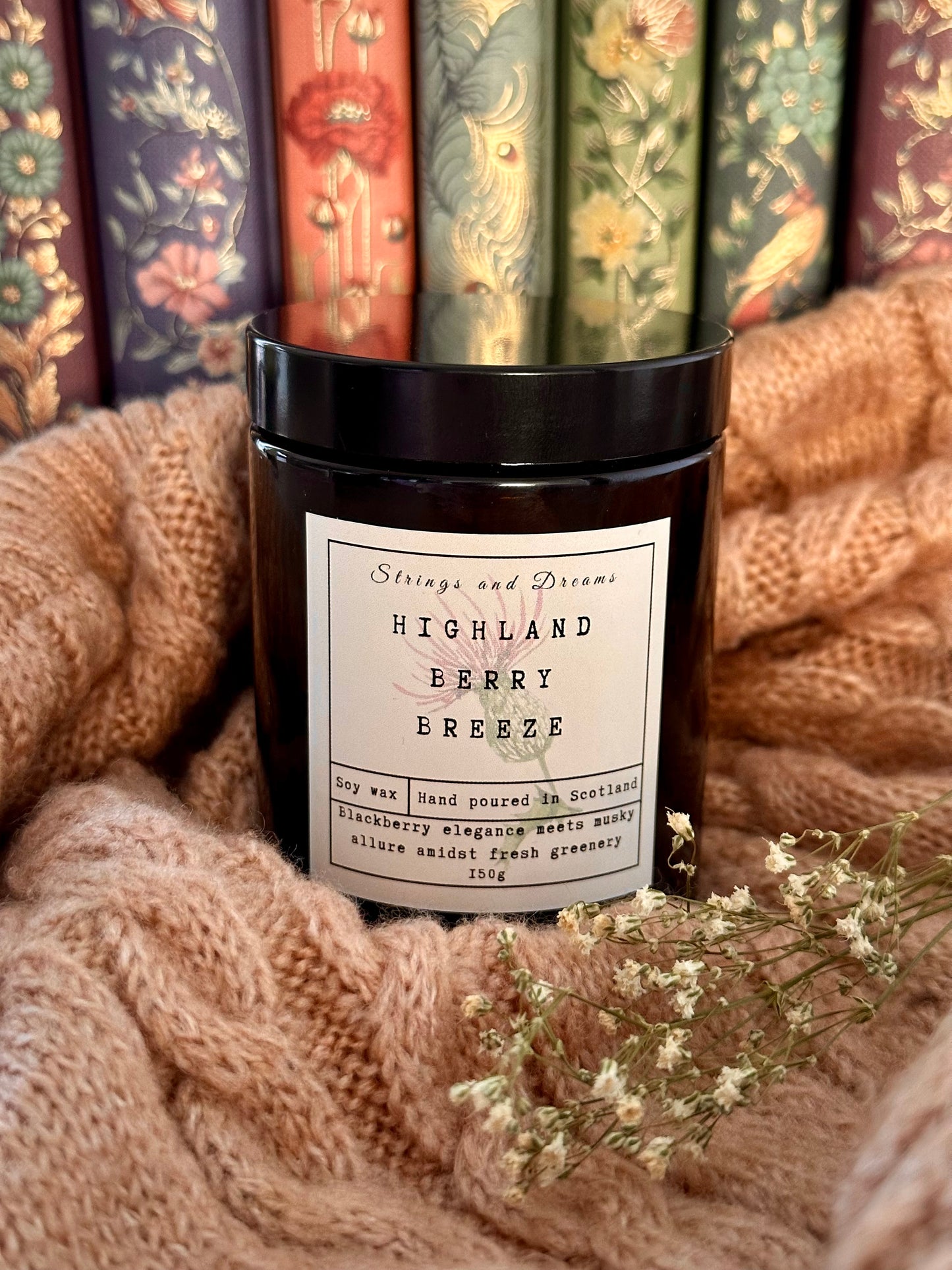 Highland Berry Breeze soy wax candle