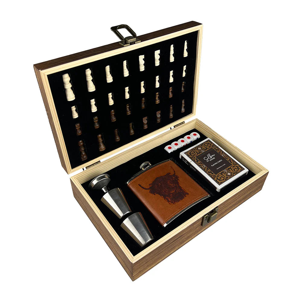 Selbrae House Games set Highland cow