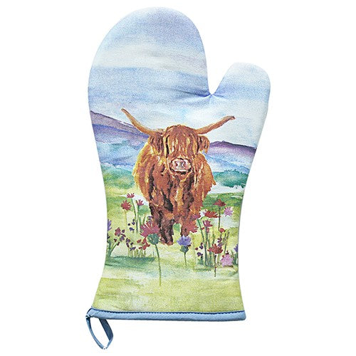 Jennifer Rose Highland Cow Oven Glove